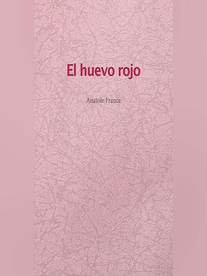 cover image of El huevo rojo